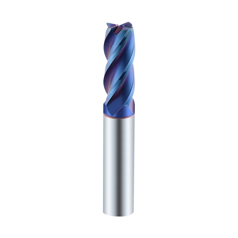 60度蓝纳米涂层铣刀！高效耐磨加工超丝滑
