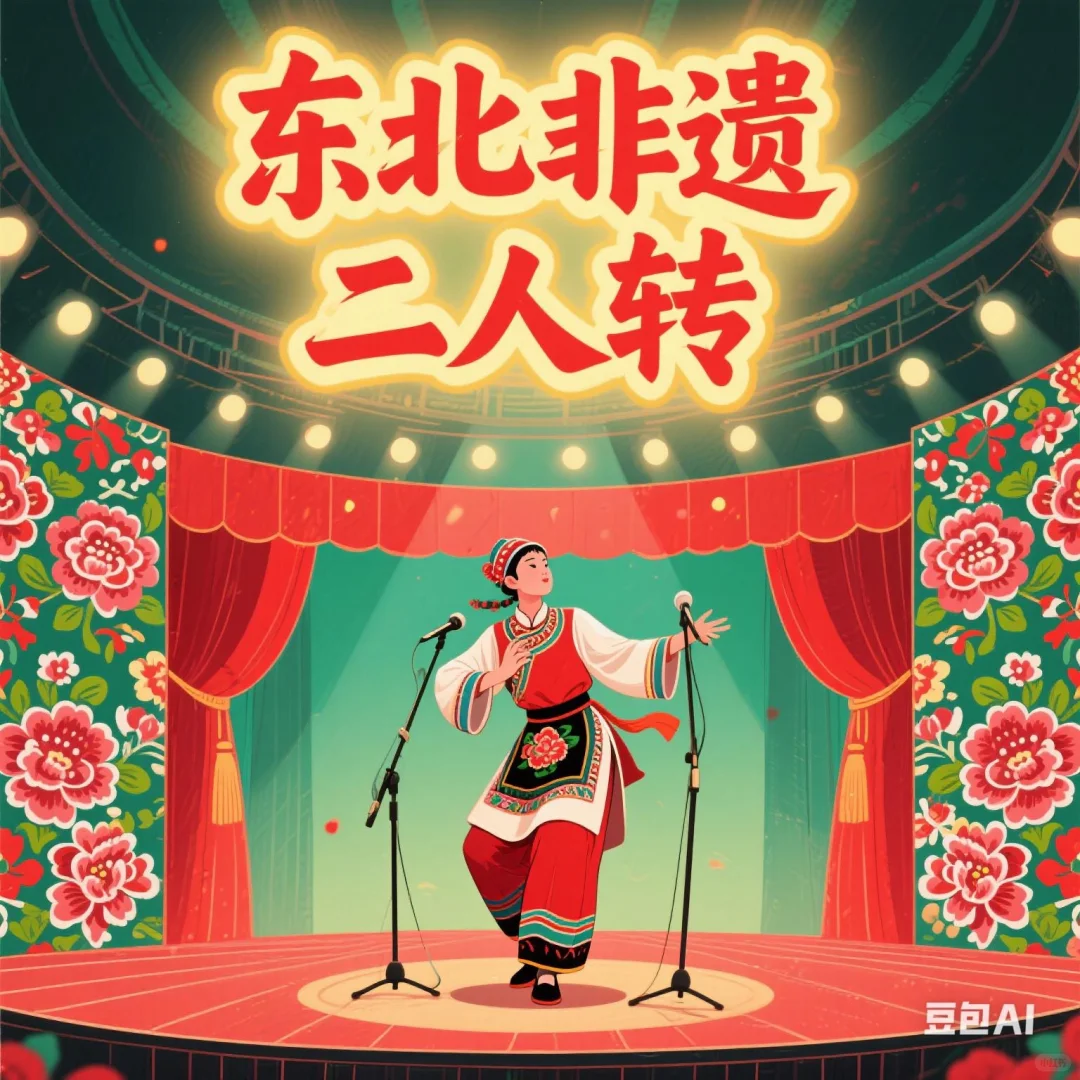 东北非遗二人转与糖画