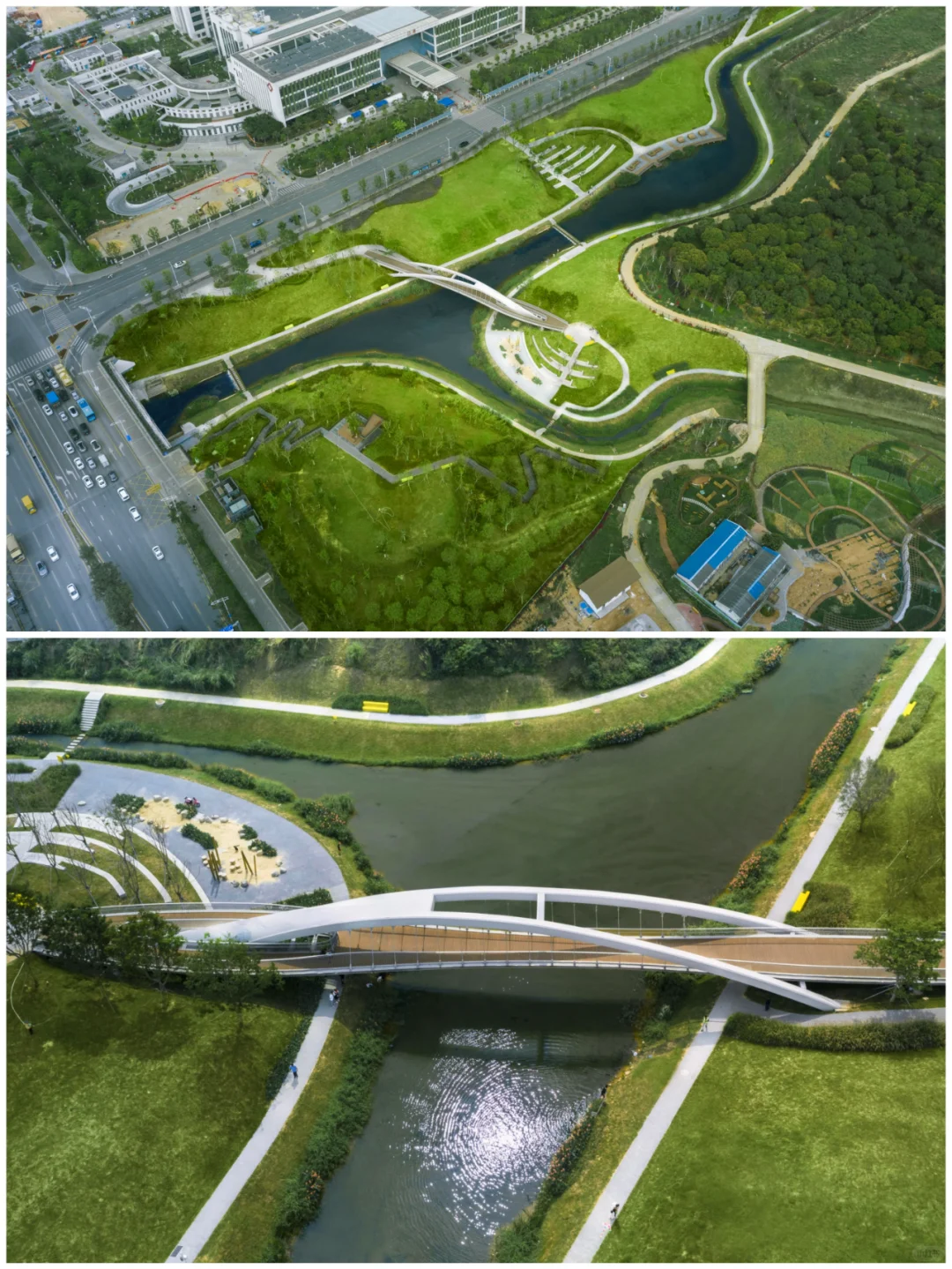 生态型边坡城市河道景观设计案例