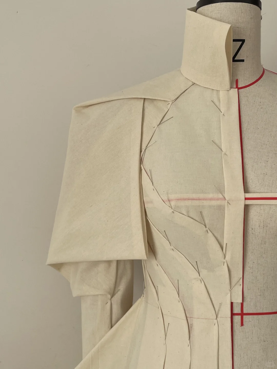 立裁分享 | 去感受纱线的力