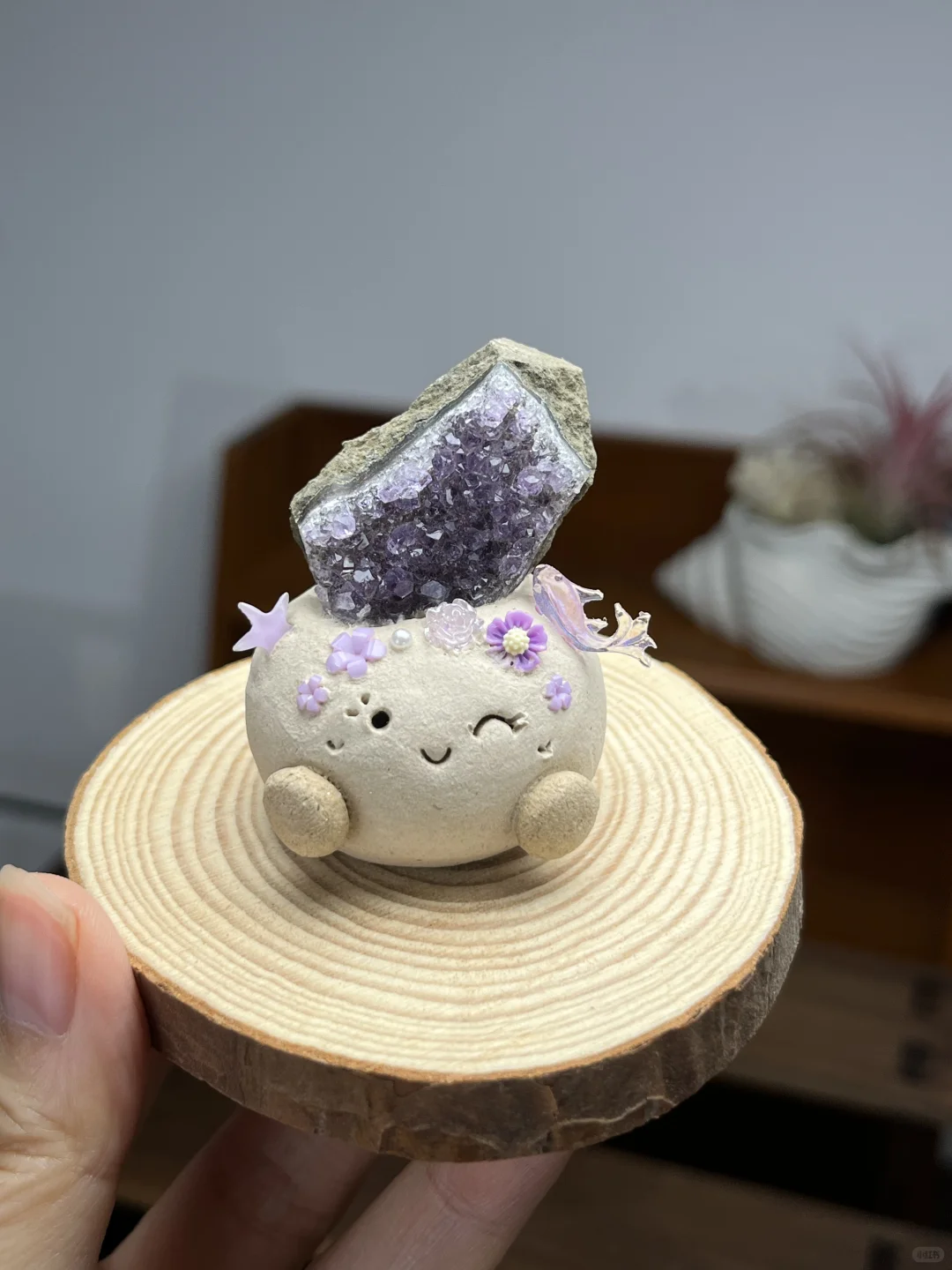 无聊?用石塑粘土做了个小东西