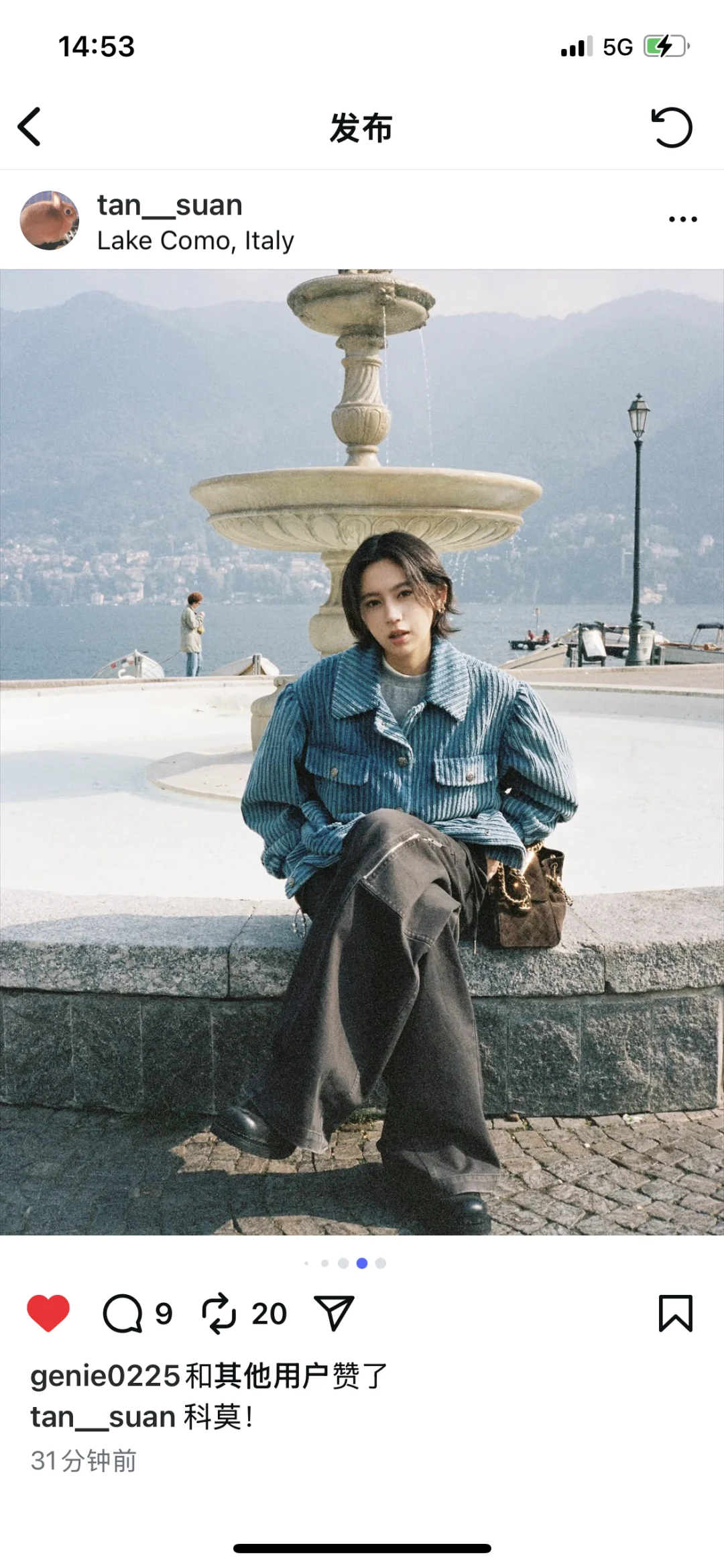 ??10月在科莫湖拍到的碳酸