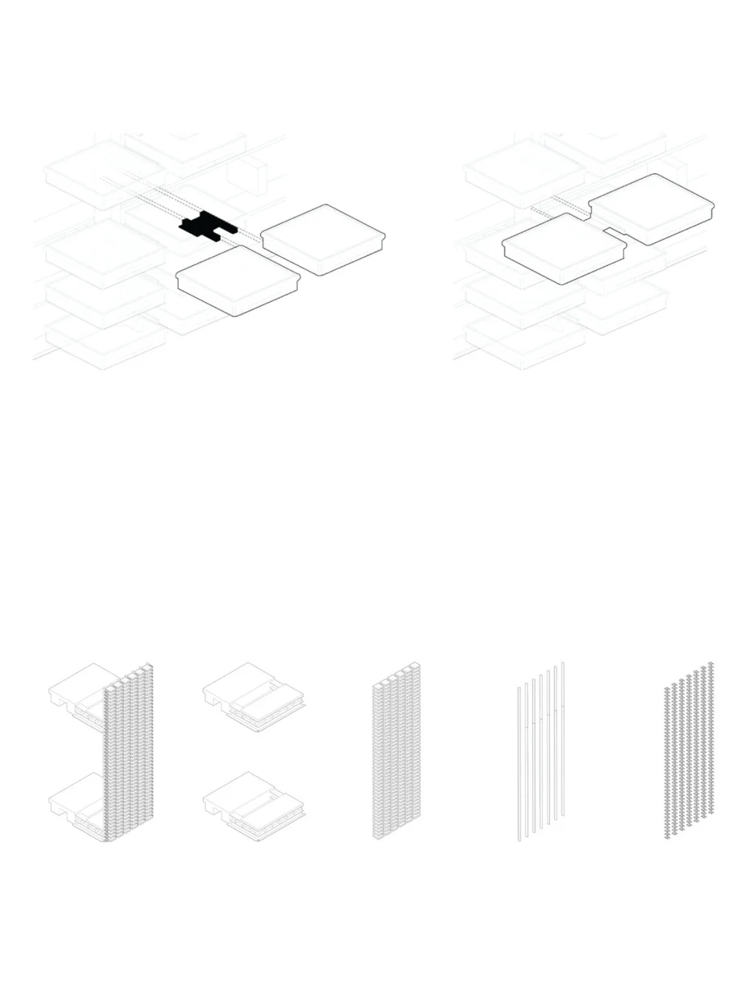 一块掰两半?玻璃砖还能这样做立面