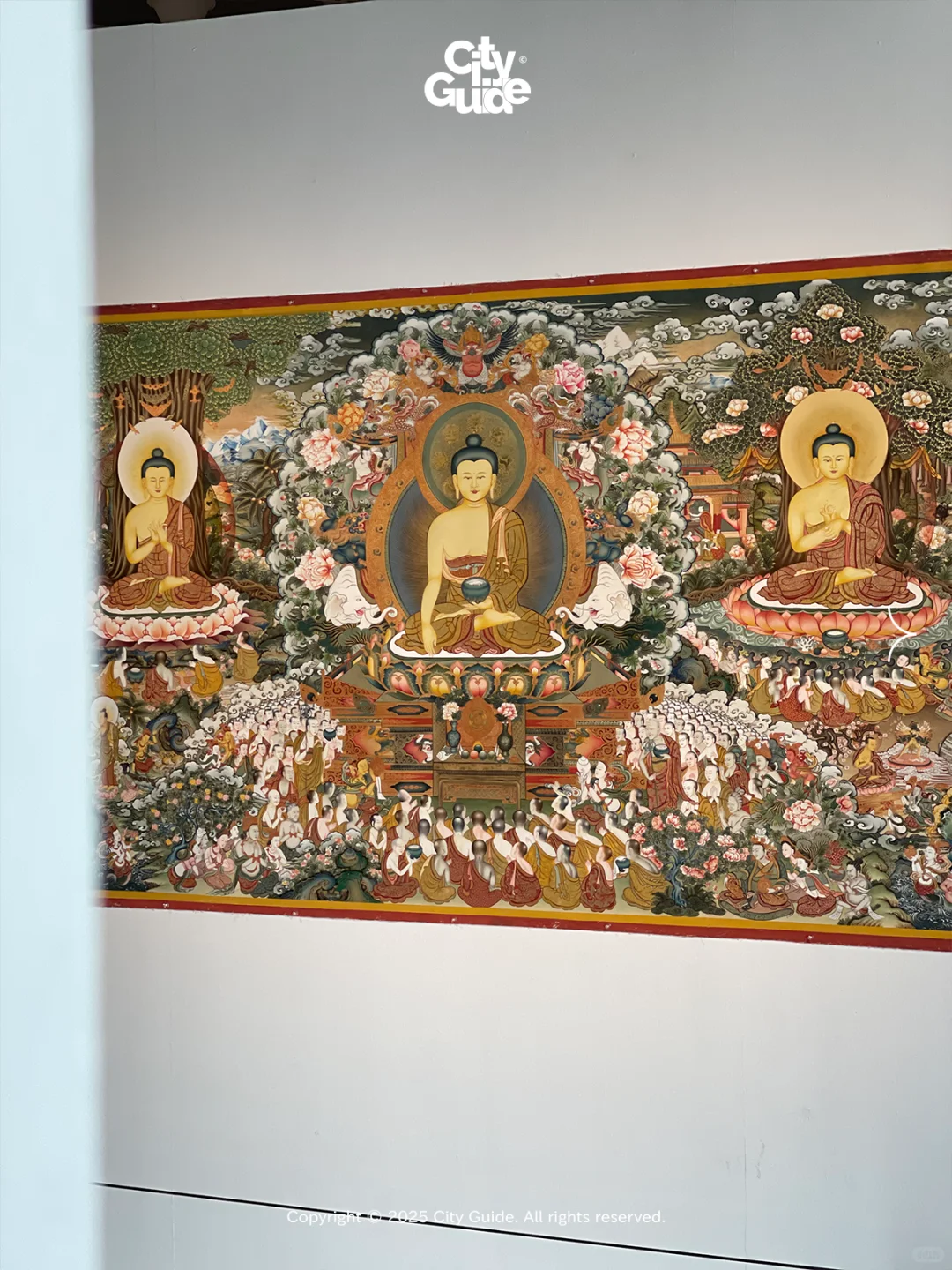 太震撼了!深圳最大规模黄金唐卡展!