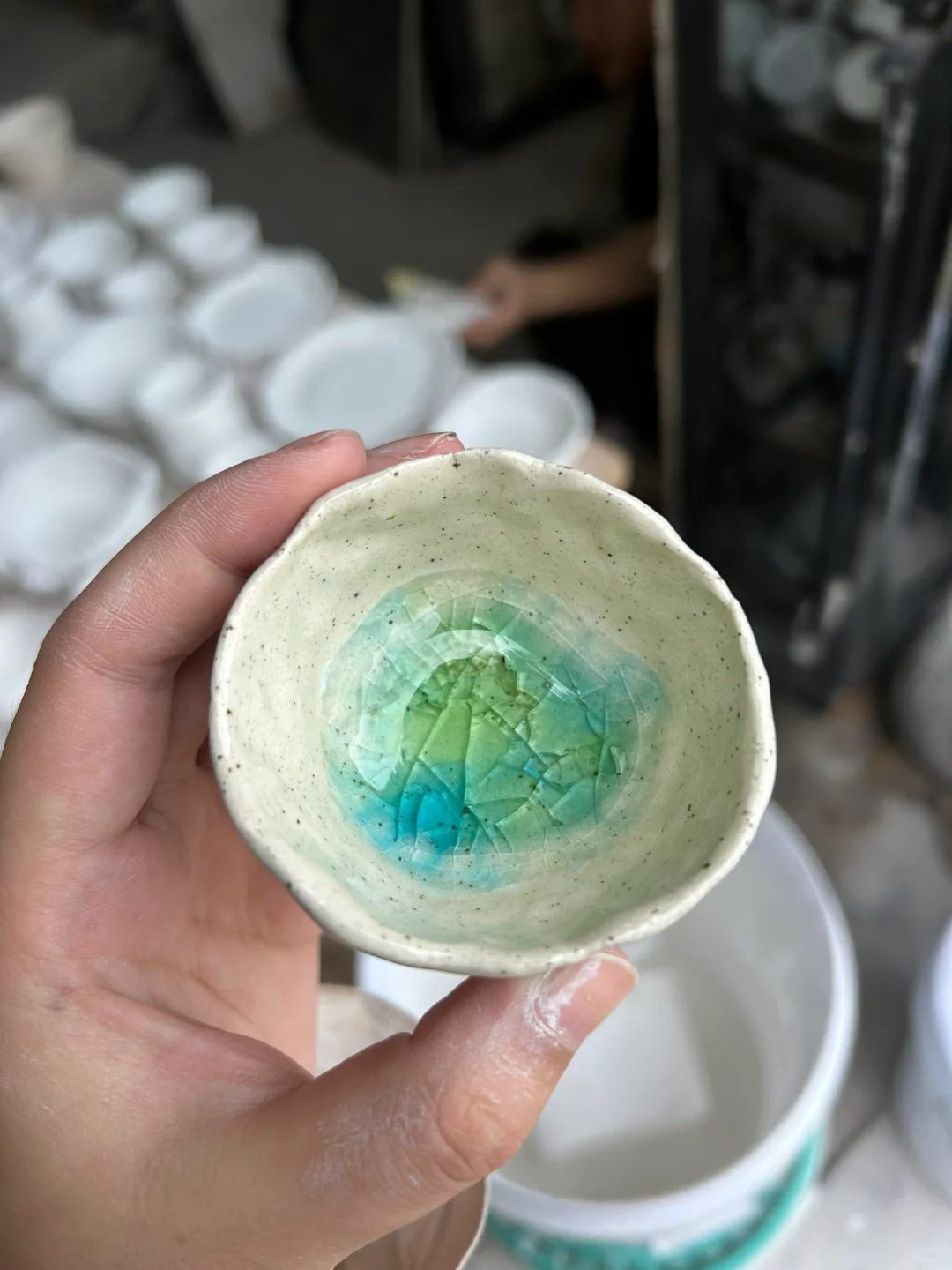 哇！往陶瓷里放的可以不只是玻璃珠