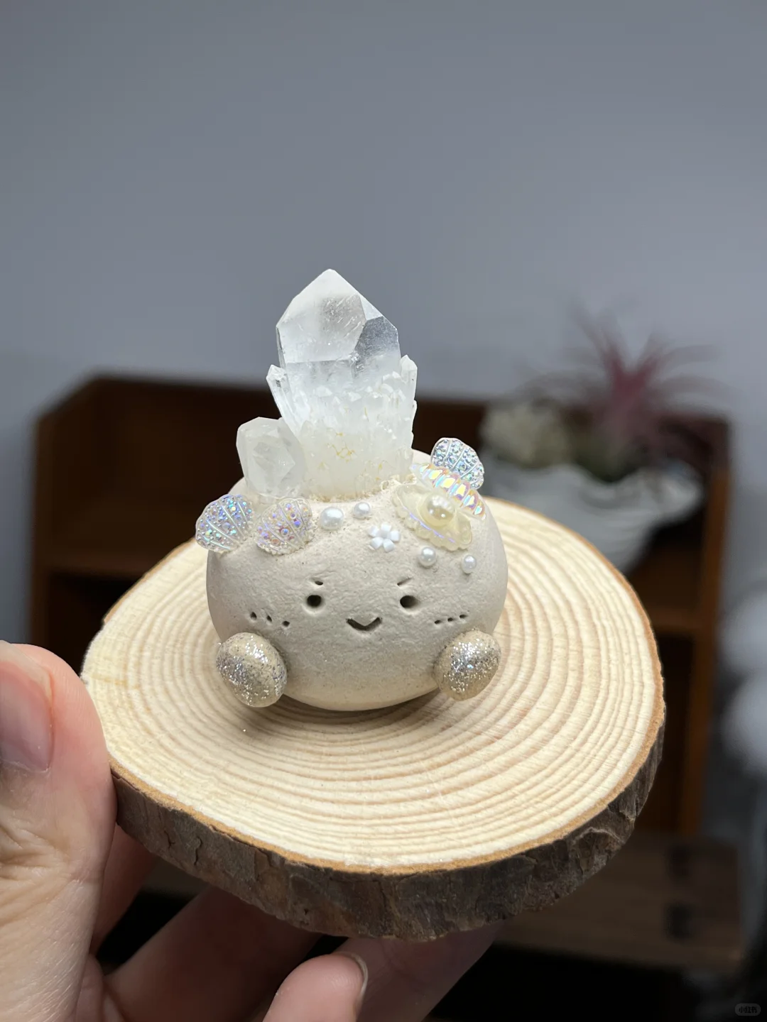 无聊?用石塑粘土做了个小东西