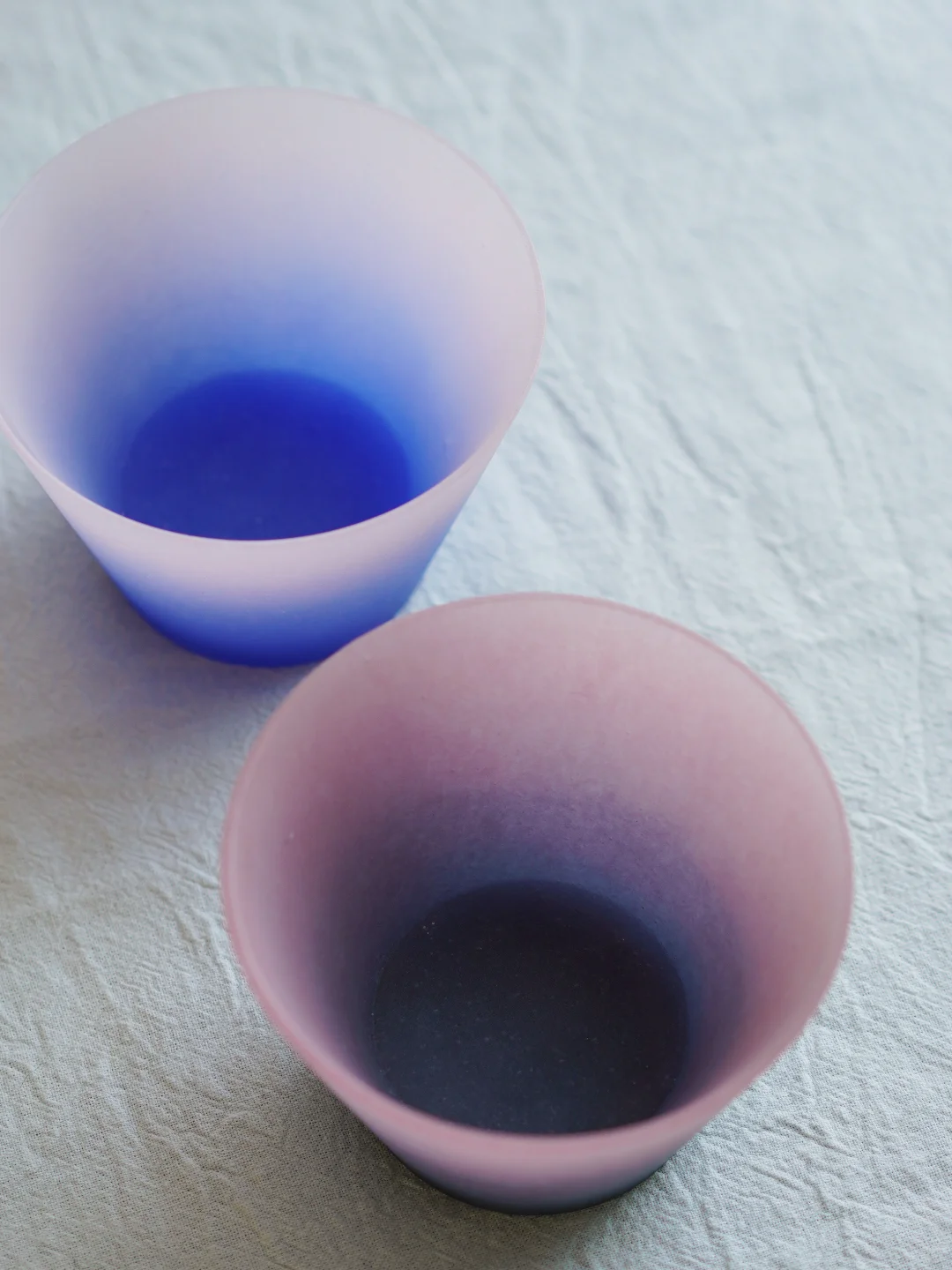 云汀手作|联名款粉烧玻璃猪口杯新颜色