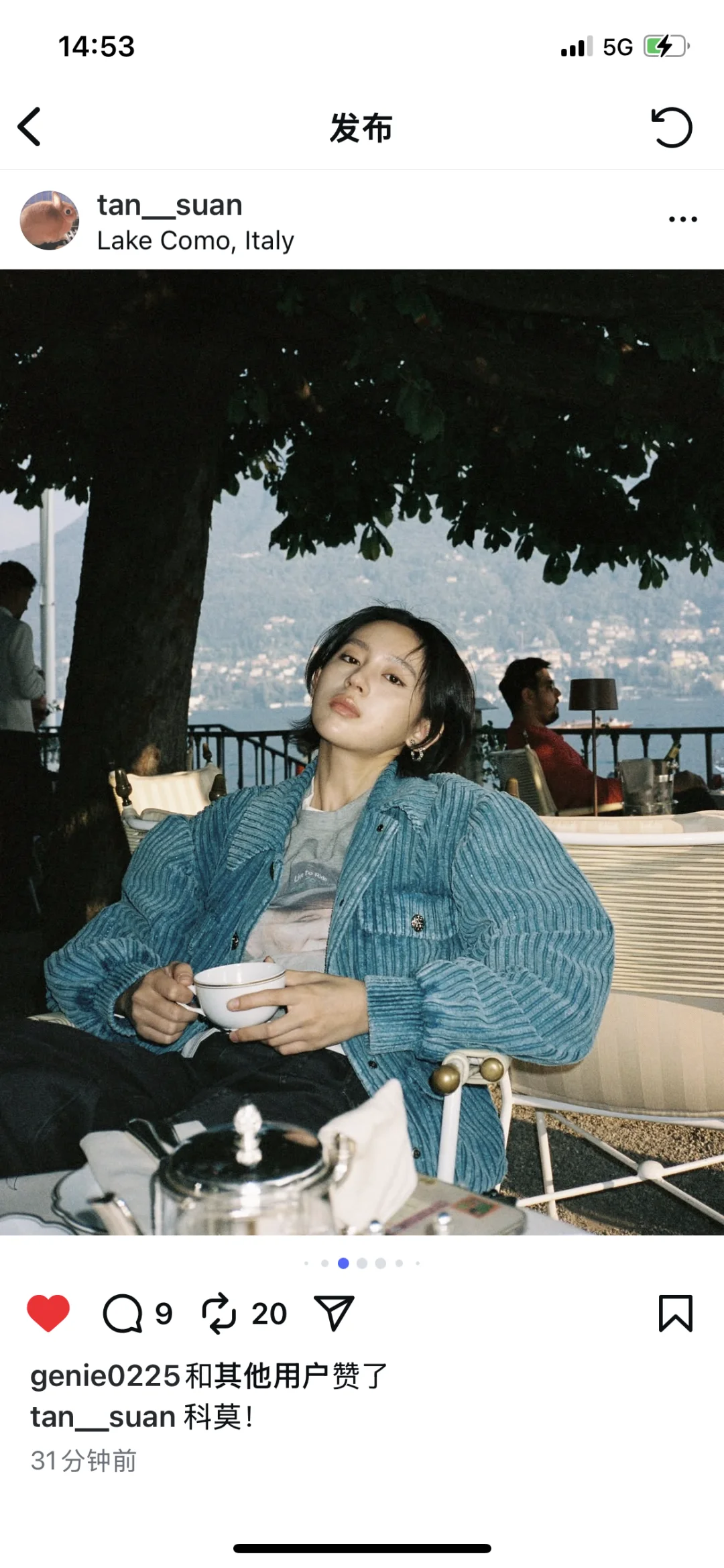 ??10月在科莫湖拍到的碳酸