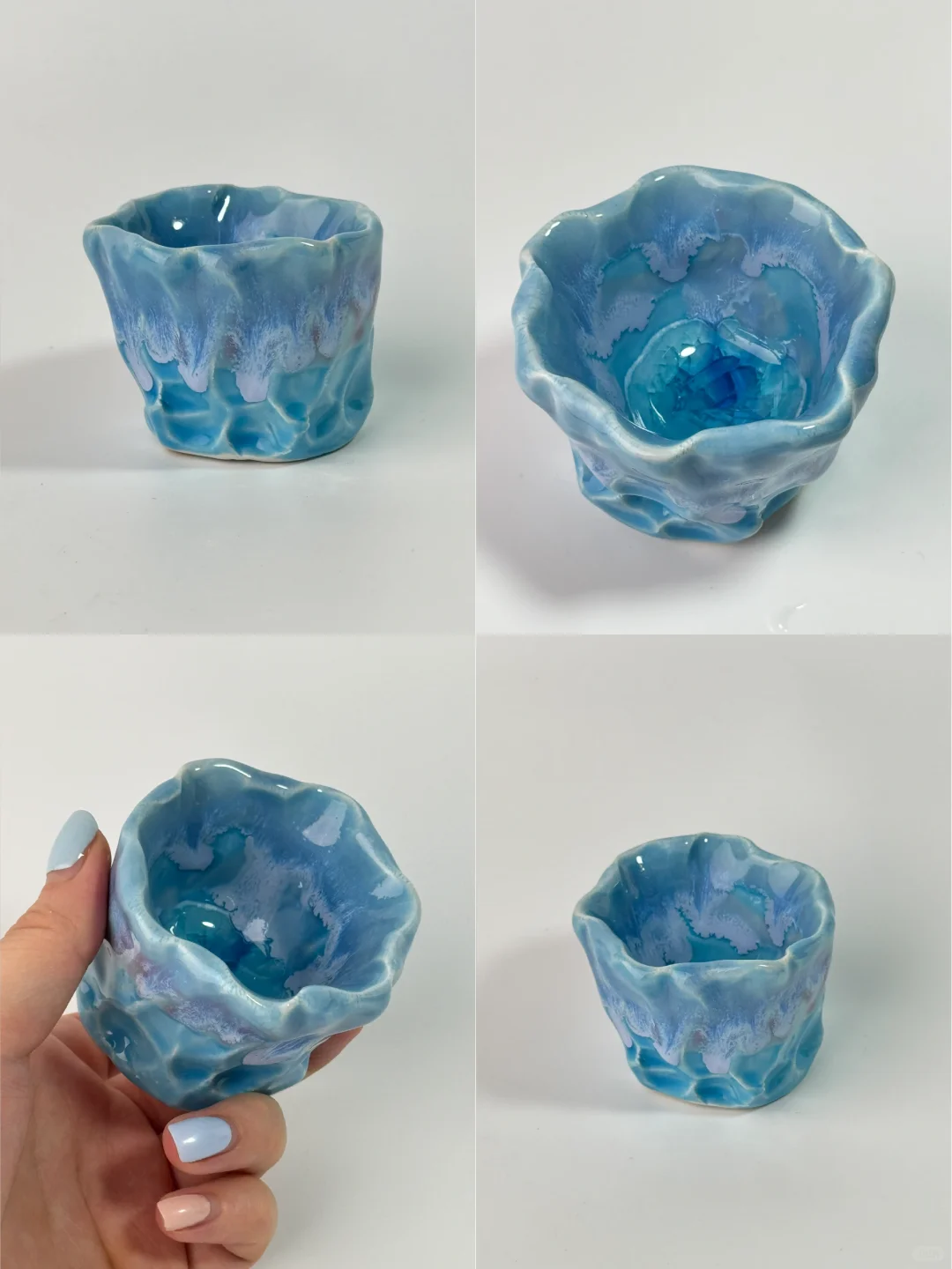 当蓝与白相遇，诞生这杯海洋与云朵