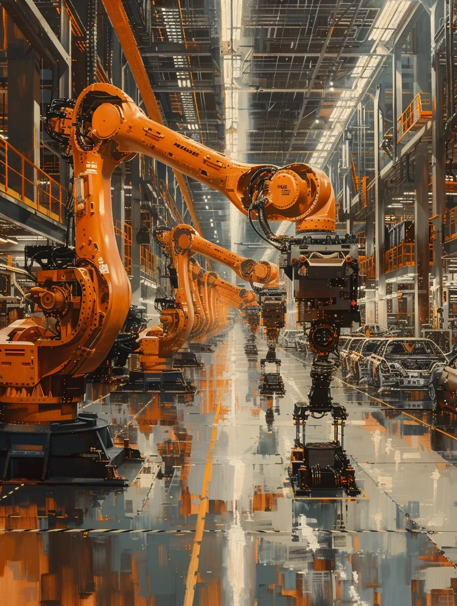 AI 新能源汽车生产线 ……