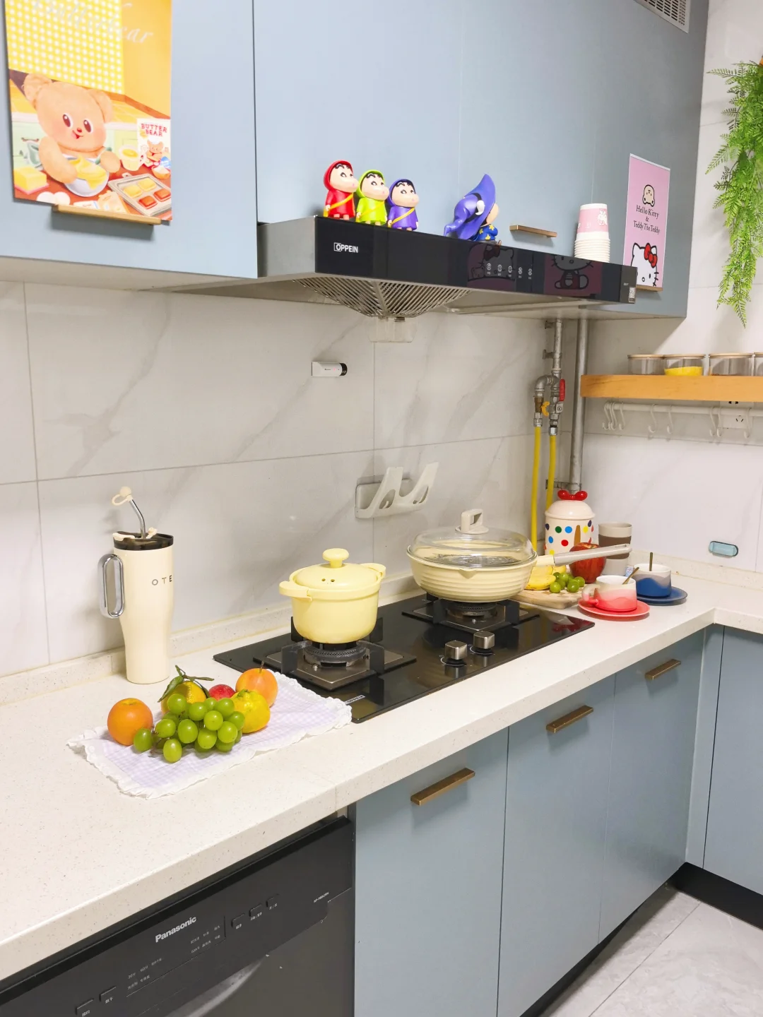 ?Dream Kitchen|好喜欢我的清新蓝小厨房