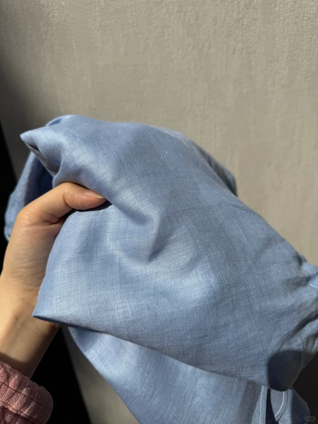 高端进口的产品全麻面料，我也是第一次接触
