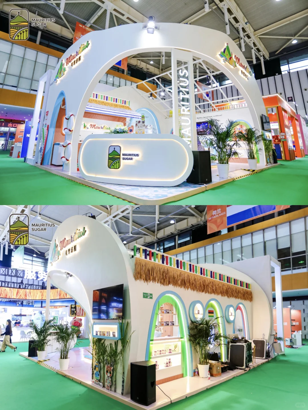 糖酒商品交易会‖毛里求斯展台‖合肥展陈