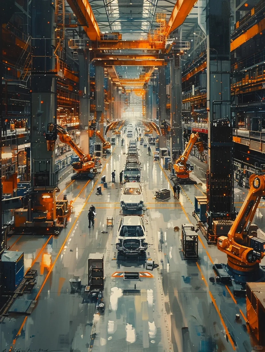 AI 新能源汽车生产线 ……