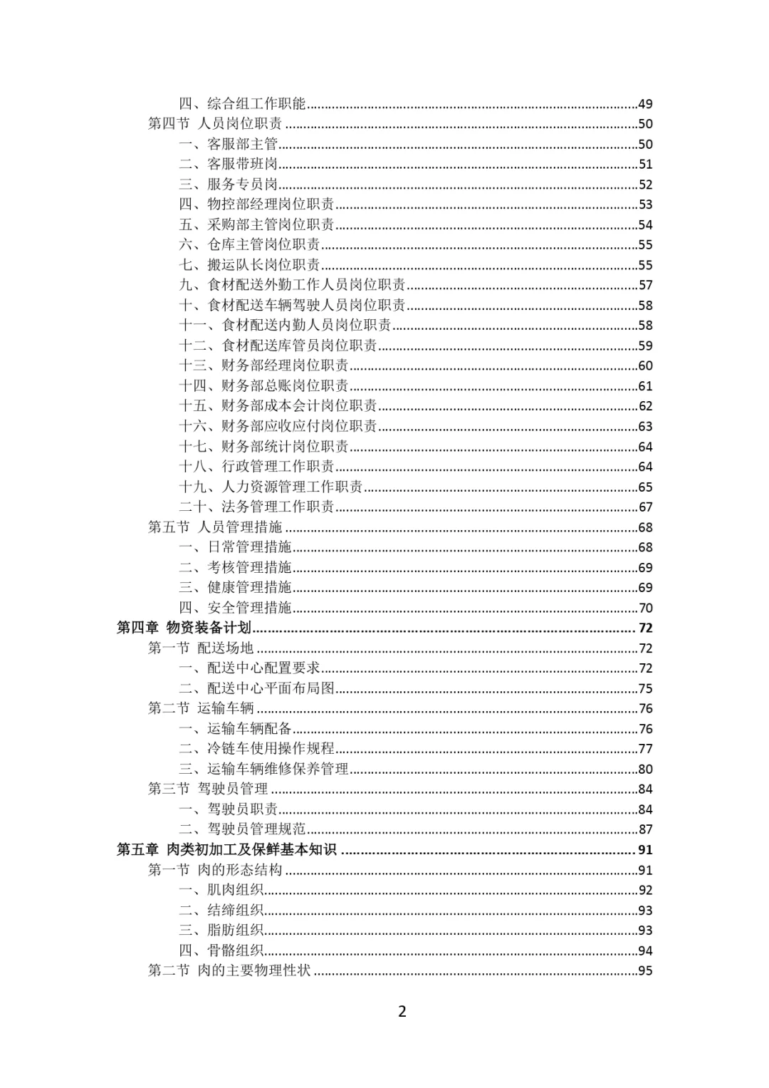 每周标书分享?‍?肉类食品配送投标方案