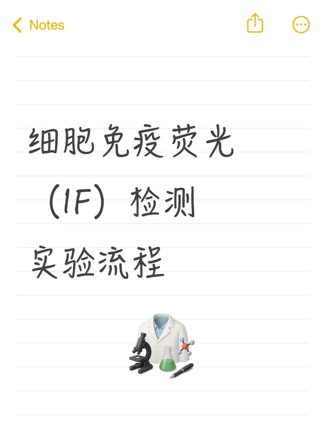 细胞免疫荧光(IF)检测实验流程