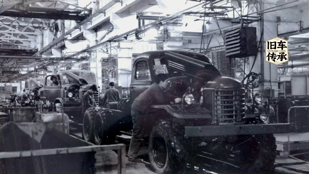 第一汽车制造厂生产线，FAW解放牌