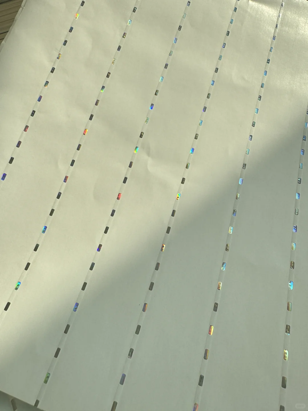 铜板不干胶安全线防伪纸