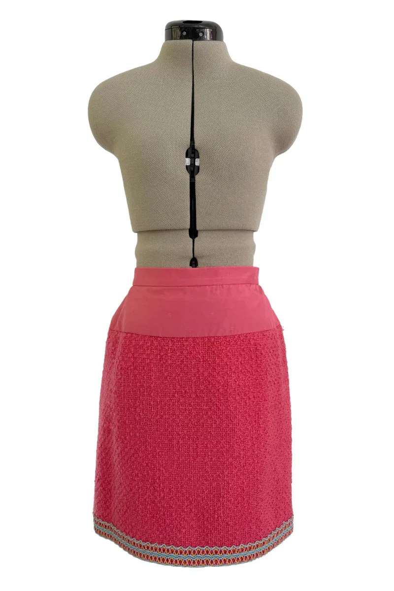 CHANEL1994年多巴胺玫红色系列中古外套