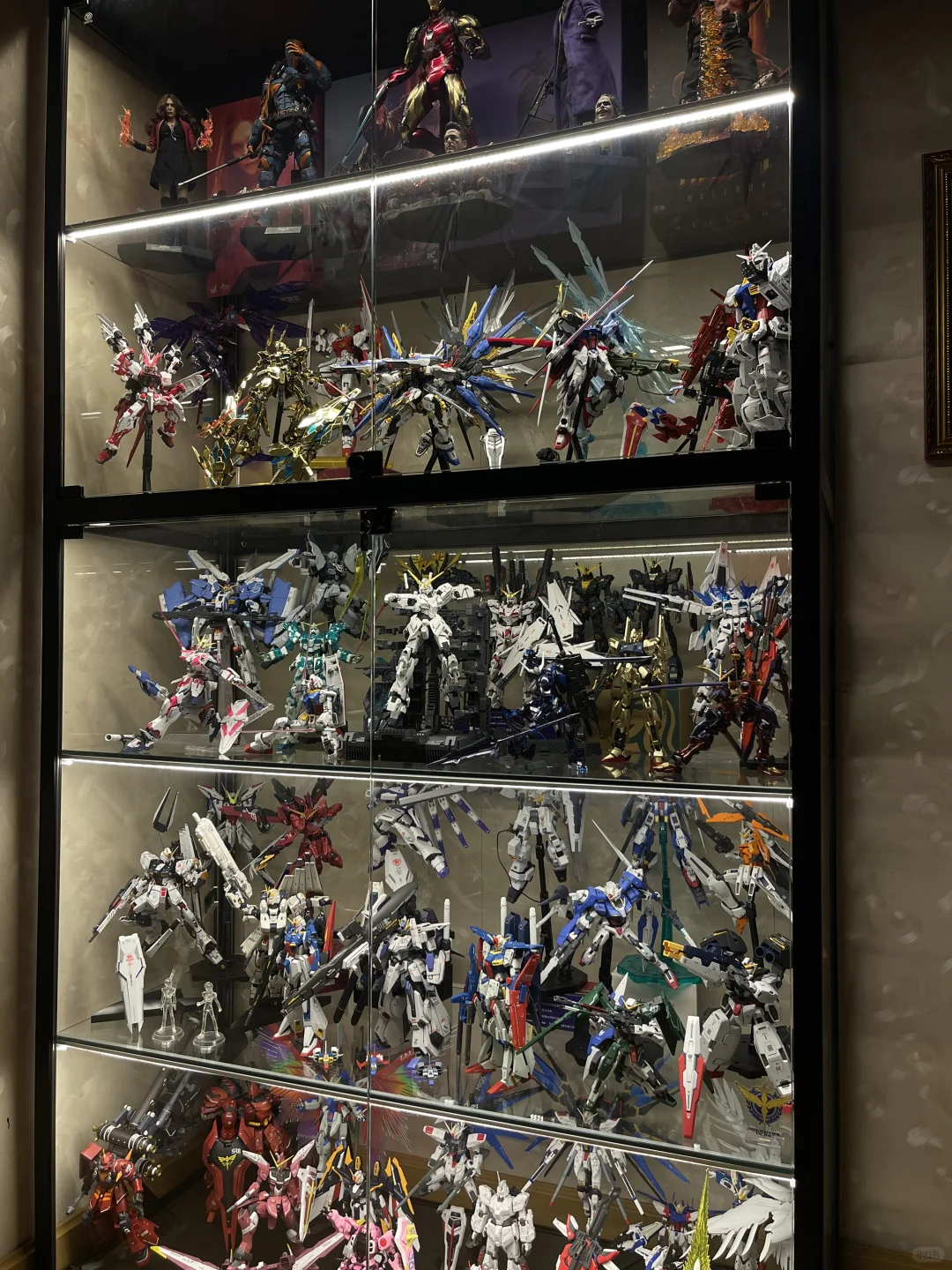 终于完成梦想有一个自己的高达展柜