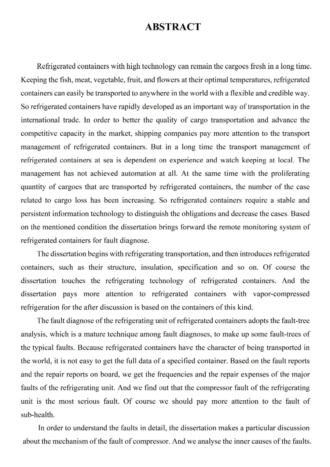 制冷与低温工程专业范文??