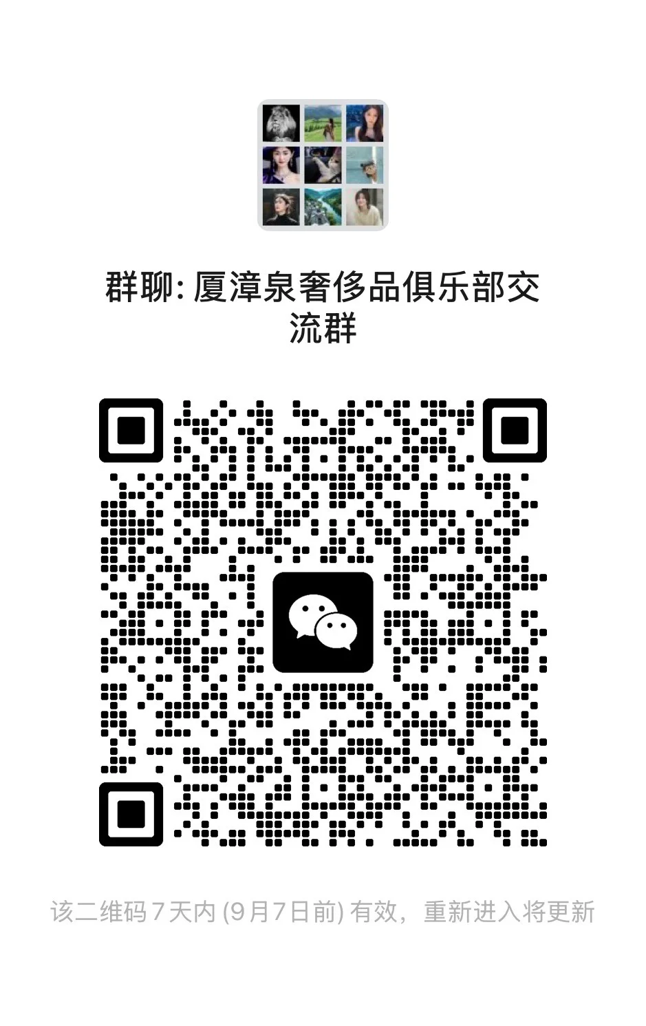 高端奢侈品俱乐部交流群