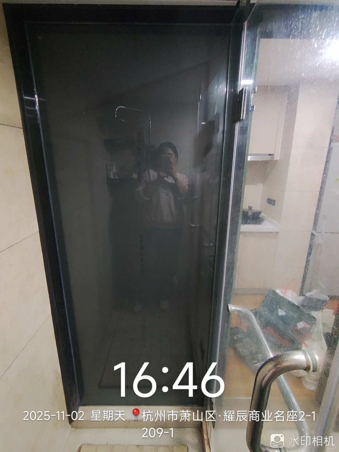 萧山区耀辰商业名座淋浴房玻璃更换