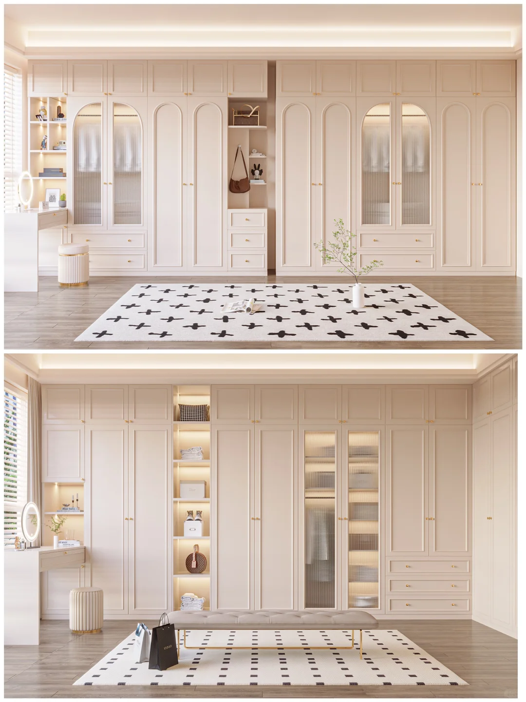 打造法式奶油风柜子设计