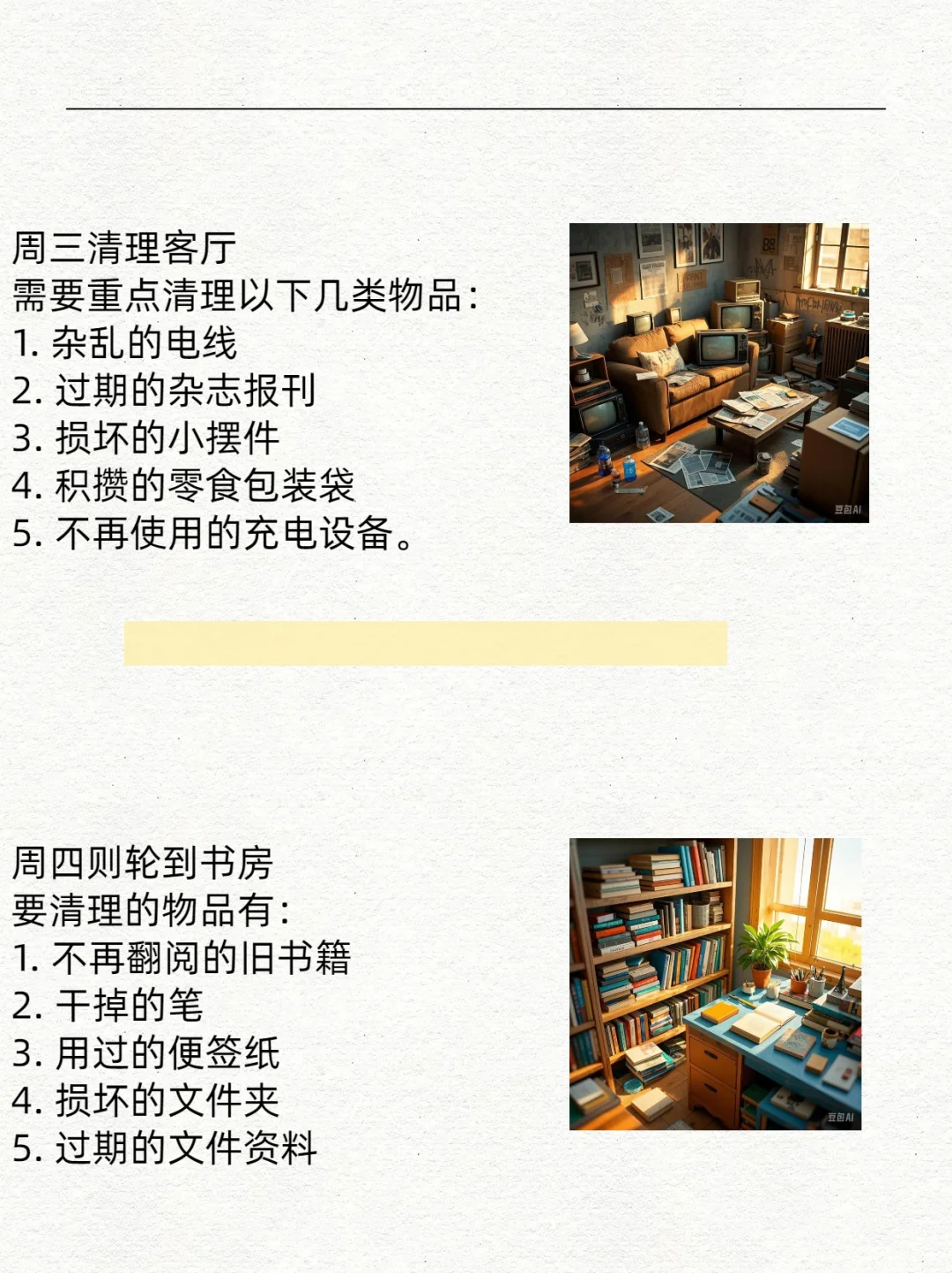 每天一小块，整理巨简单