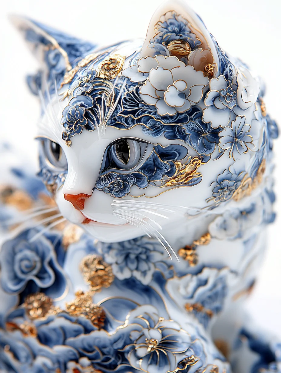 前方高萌预警！花纹各异的花瓷喵！