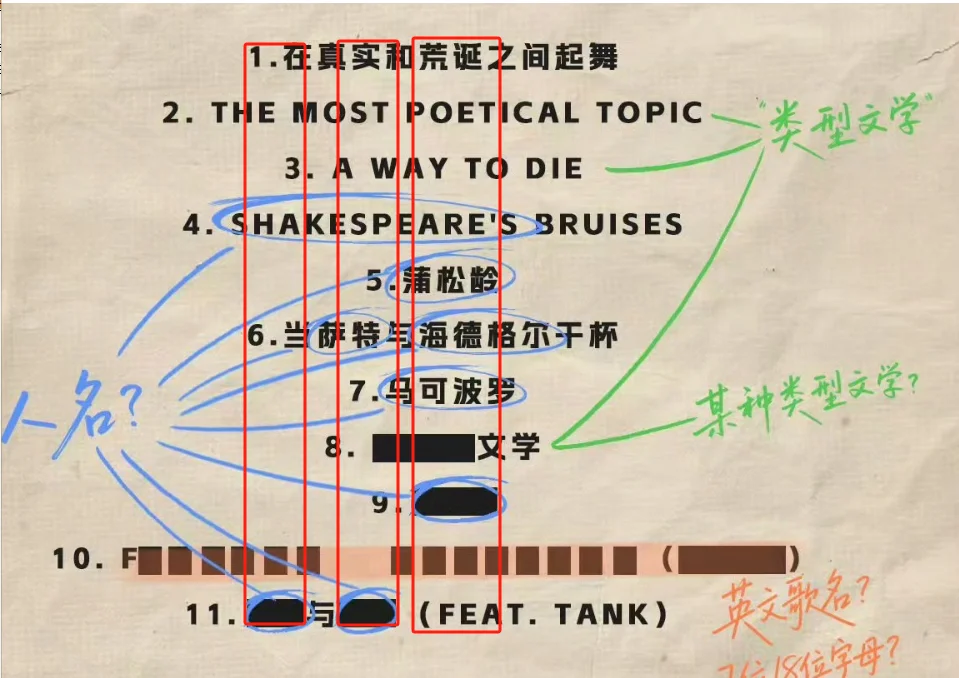 蒲熠星一口气来了四首新歌但没名字就猜吧你