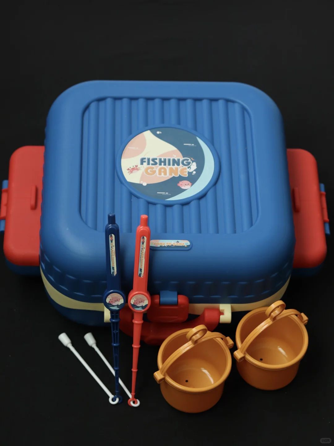 爸爸买的钓鱼玩具，承包娃一整天的咯咯笑！?