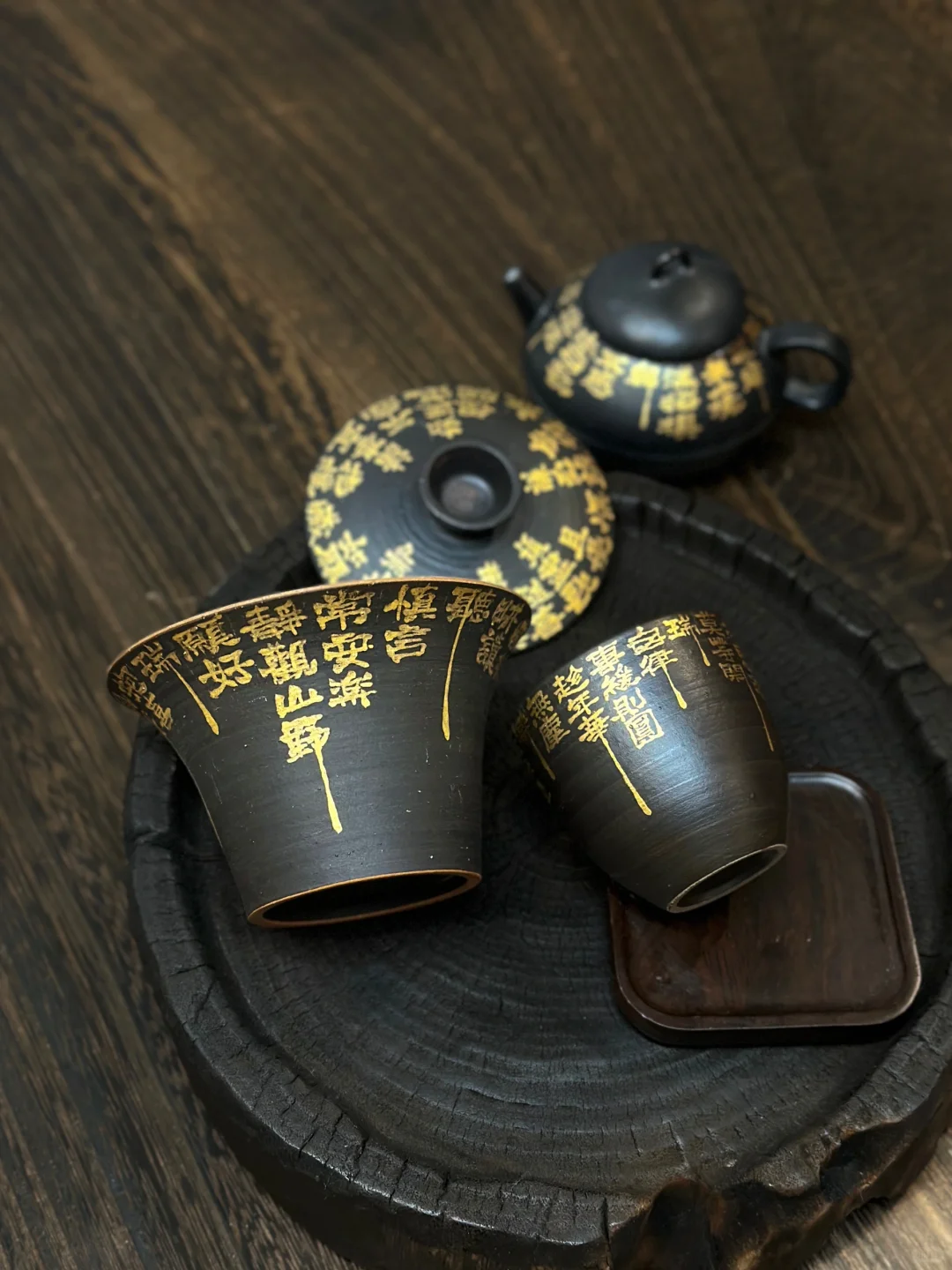 ?把喜欢的书法写在茶具上！