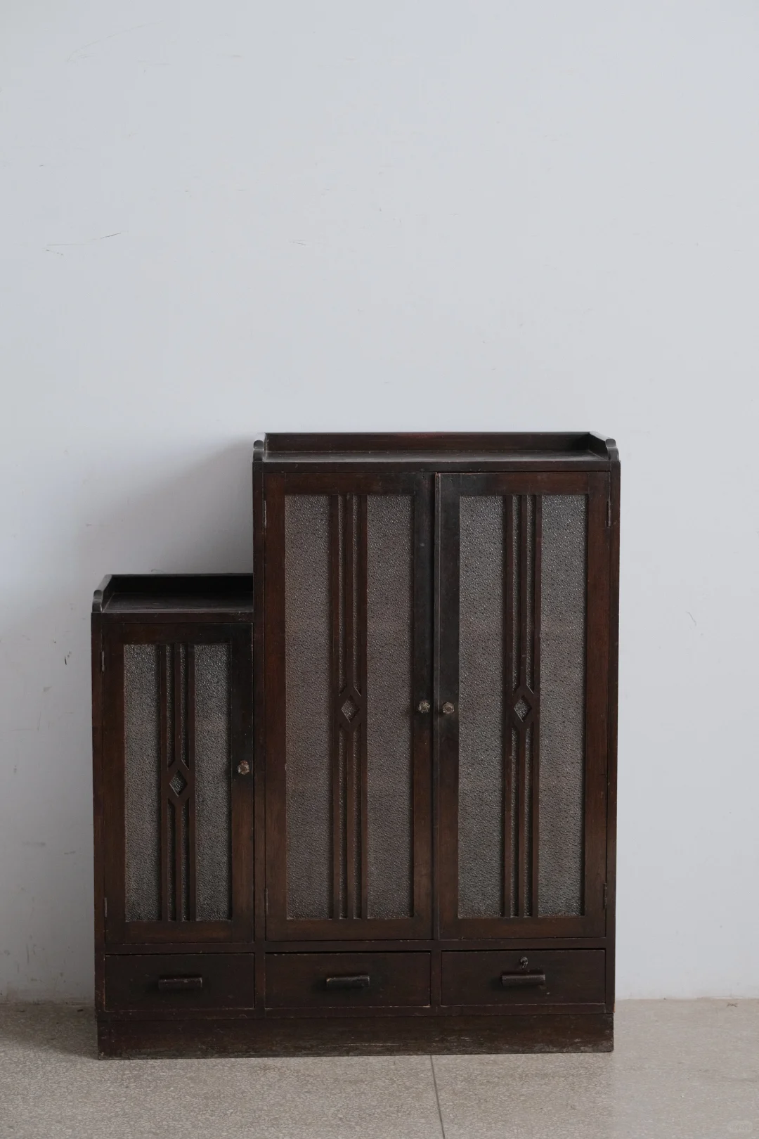 民国老上海柳桉玻璃柜 书柜 展示柜