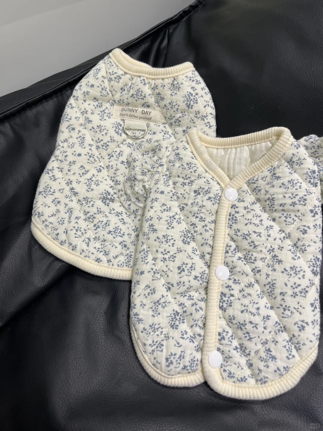 ?宠物衣服|一眼命中的纯棉纱布夹棉衣?