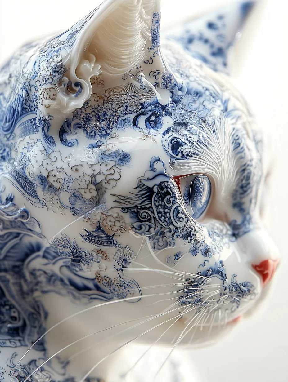 前方高萌预警！花纹各异的花瓷喵！