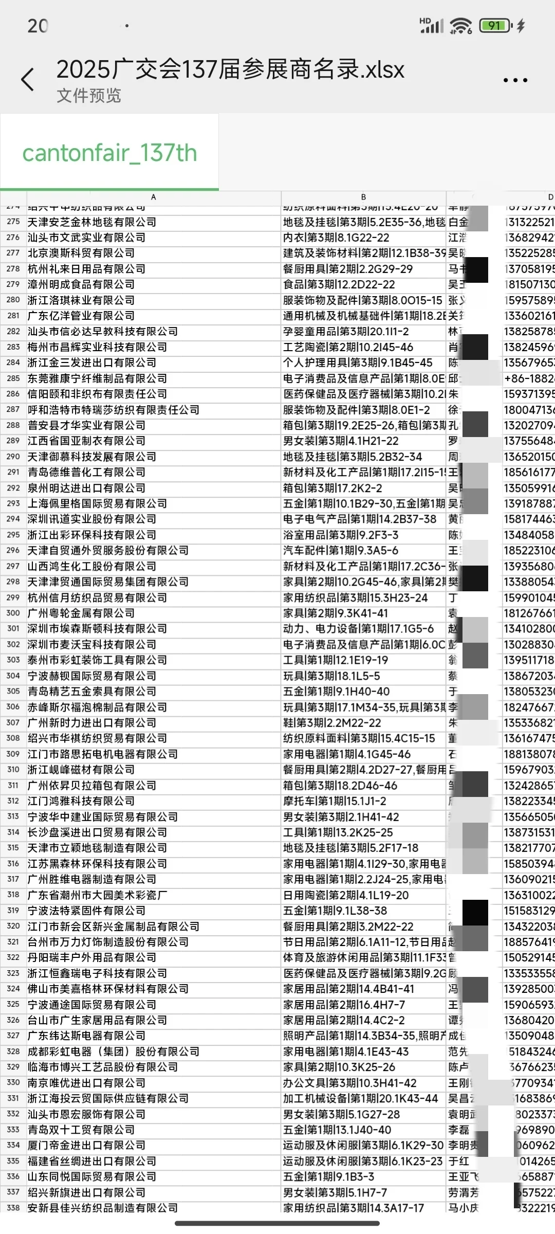 137届广交会参展商 采购商（新）