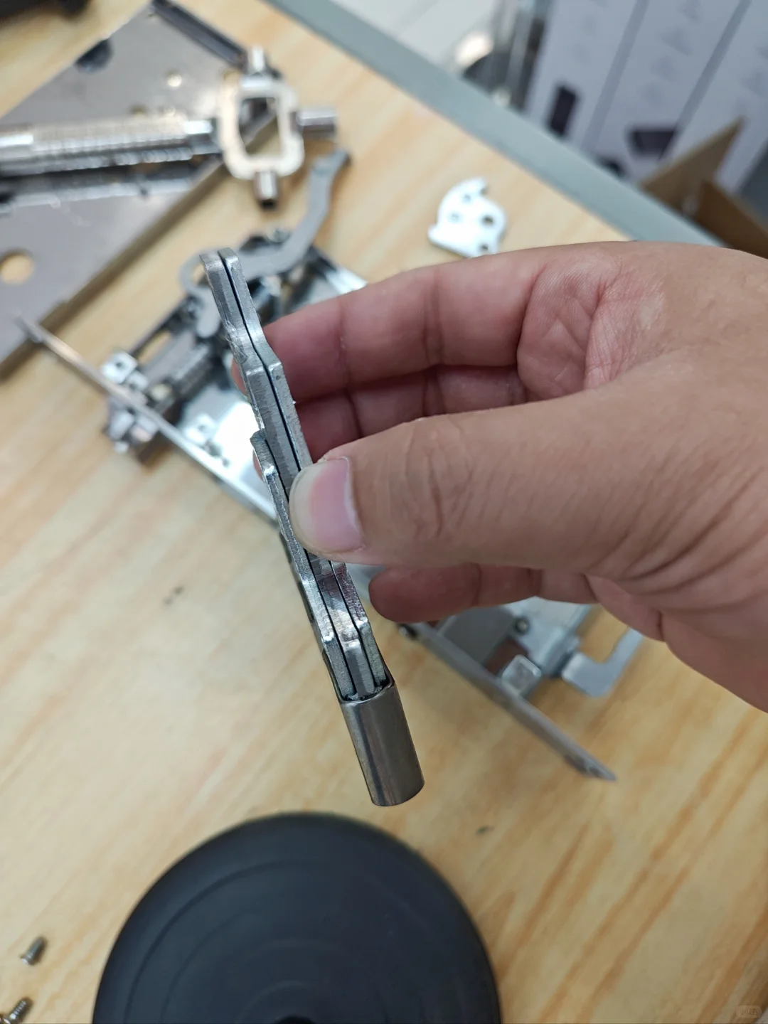 日常拆锁 连杆离合结构锁体