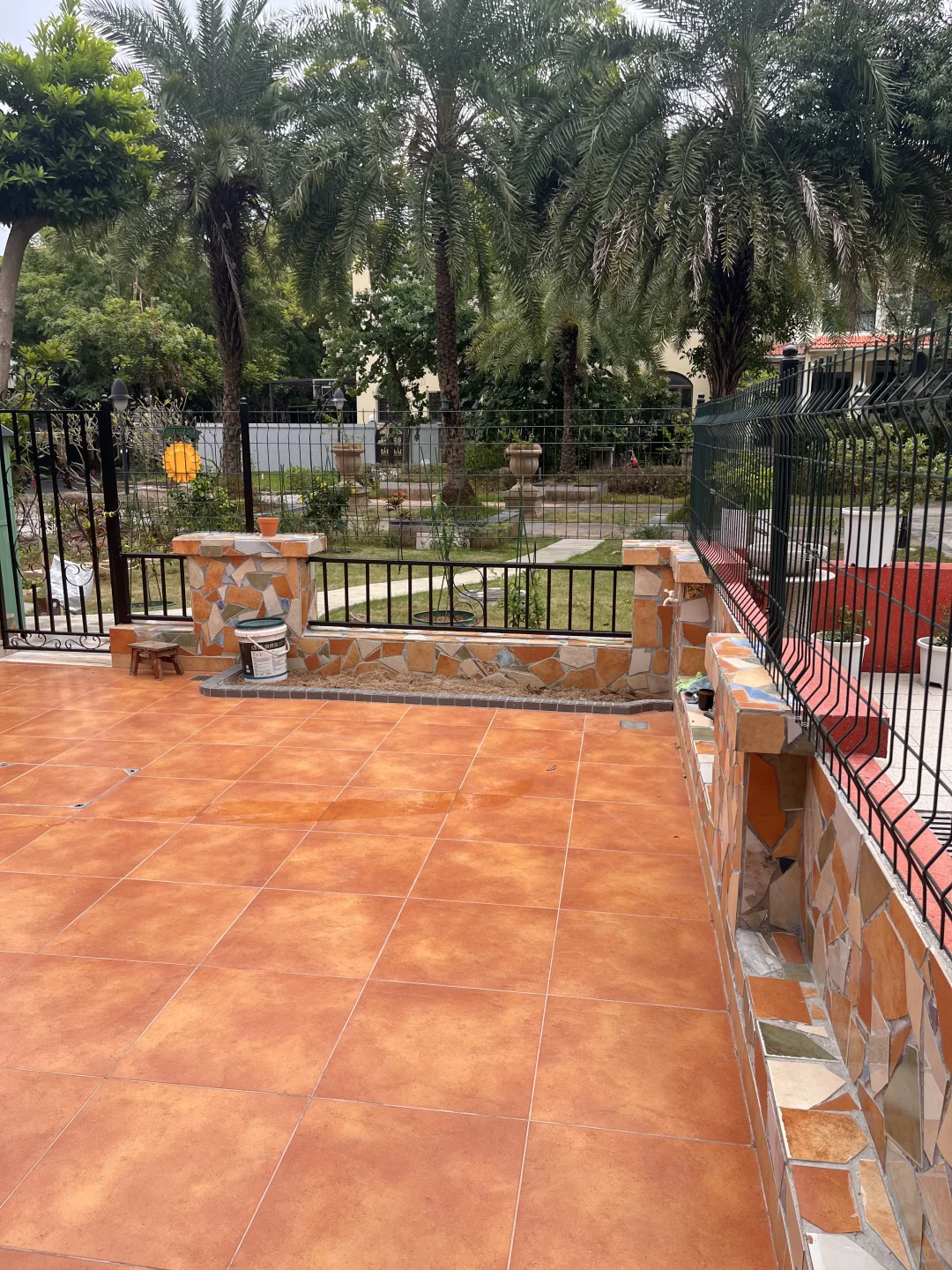 自制铁艺门+铁丝网围栏 25-11-3