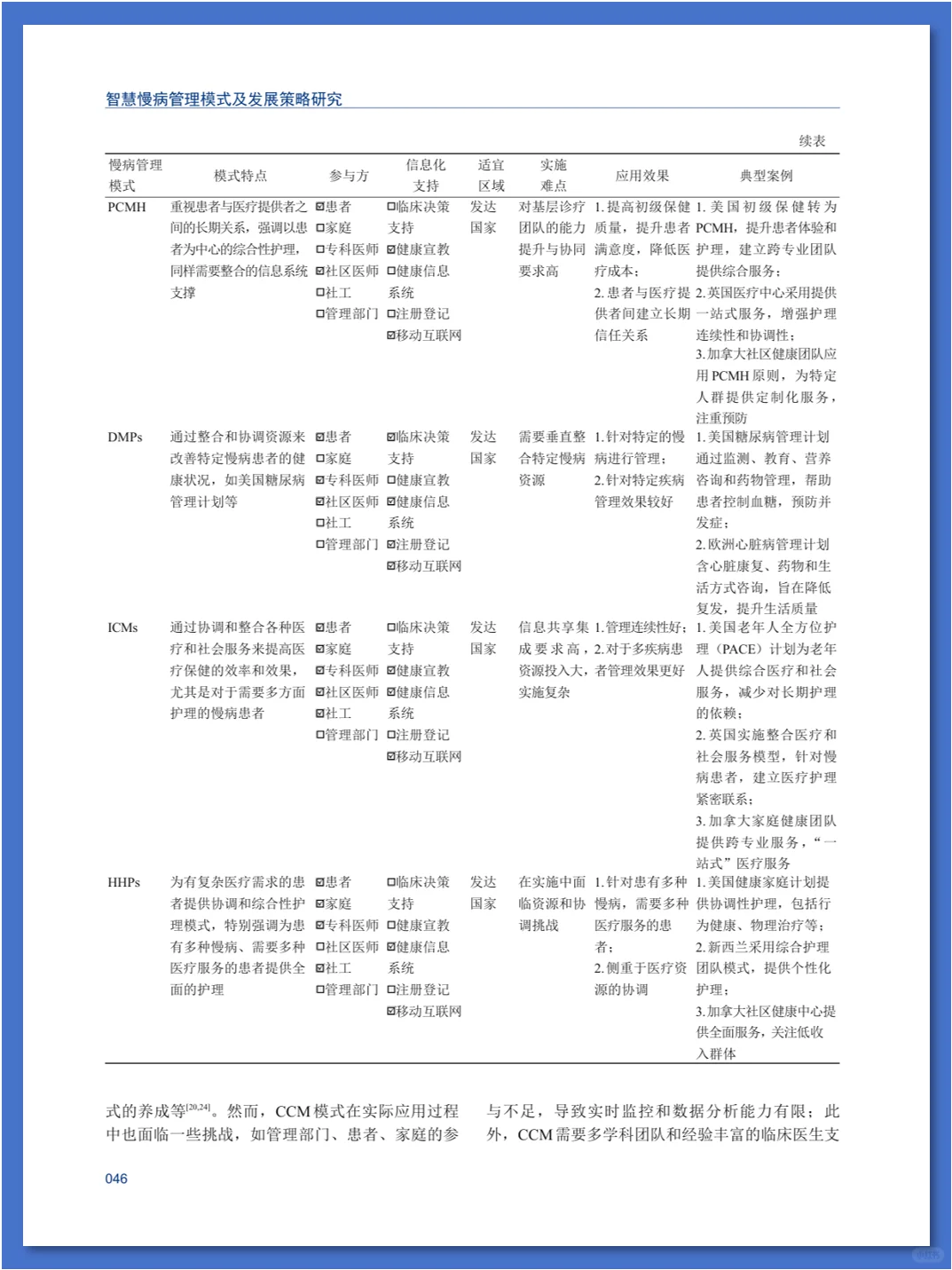 智慧慢病管理模式及发展策略研究