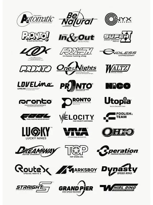 灵感采集|简约字母组合logo设计分享