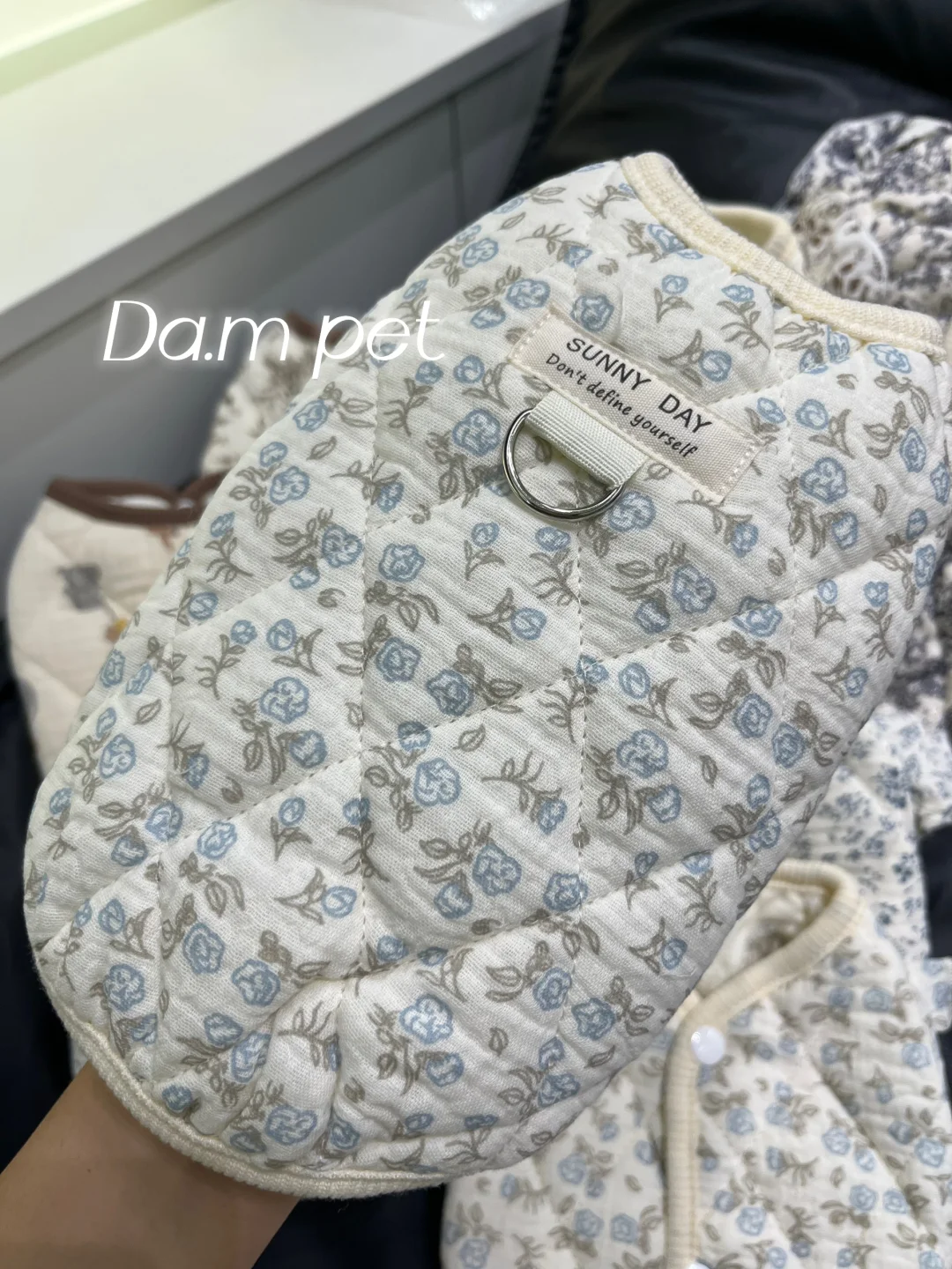 ?宠物衣服|一眼命中的纯棉纱布夹棉衣?