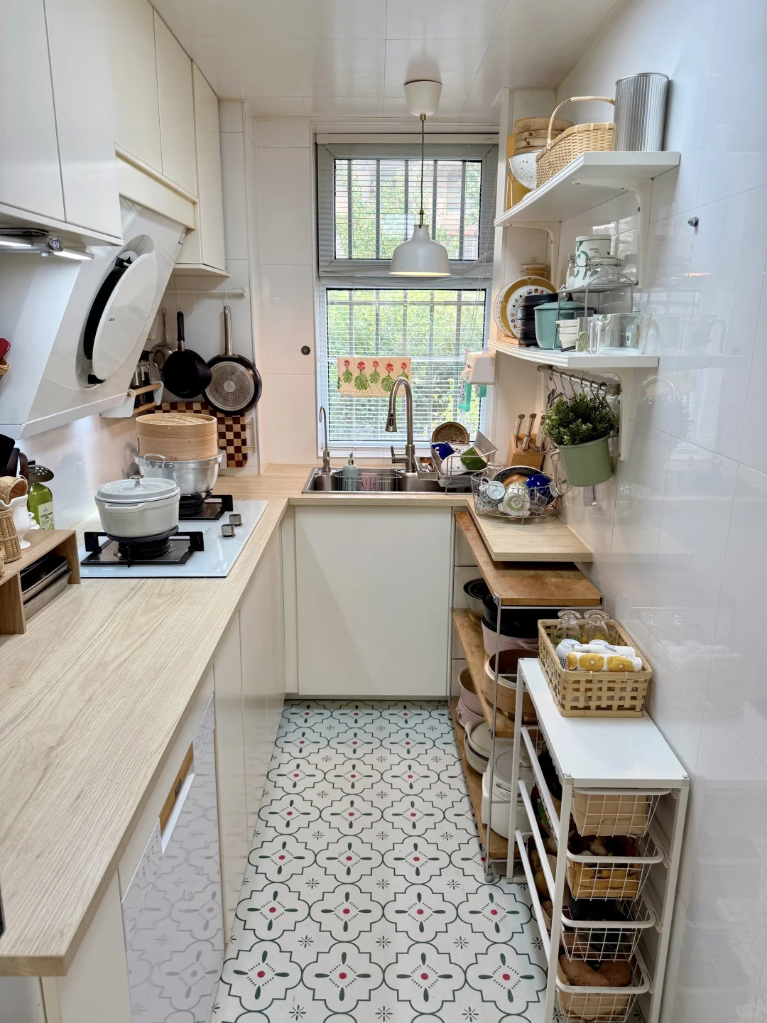 拯救一字型小厨房的两个置物架！！