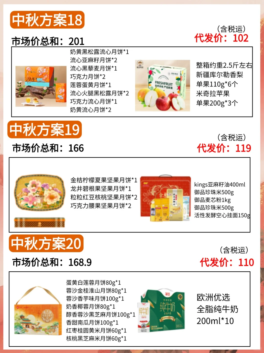 人均100+中秋礼品采购方案又被老板夸了?