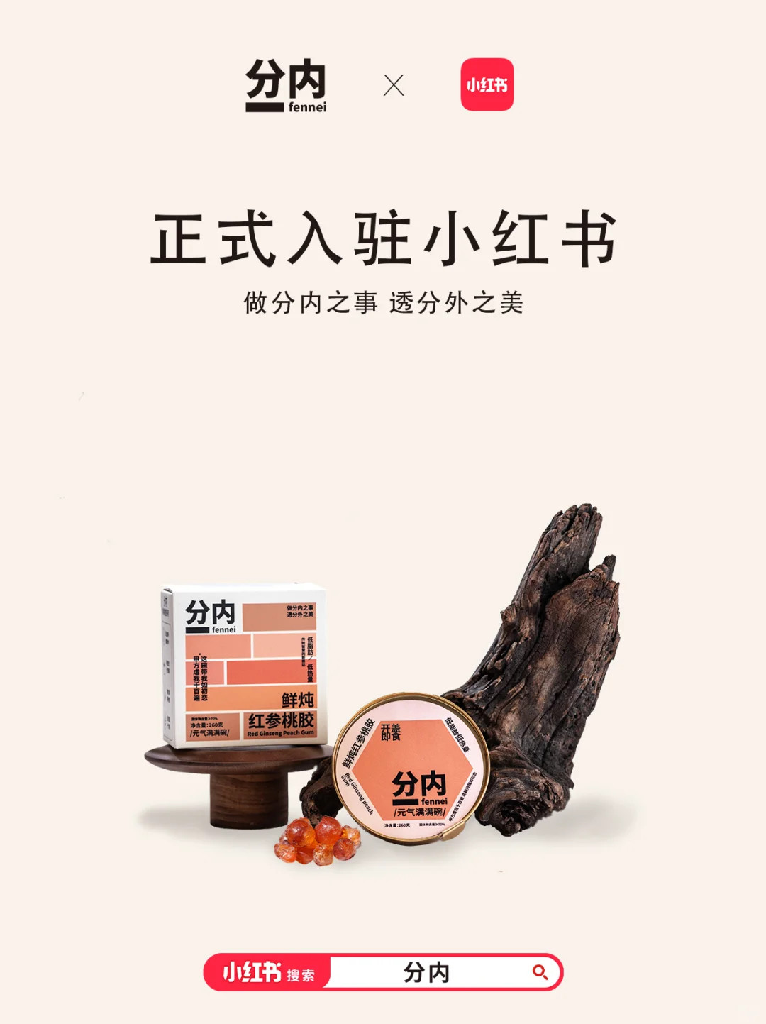 官宣 | fennei分内正式入驻小红书啦!