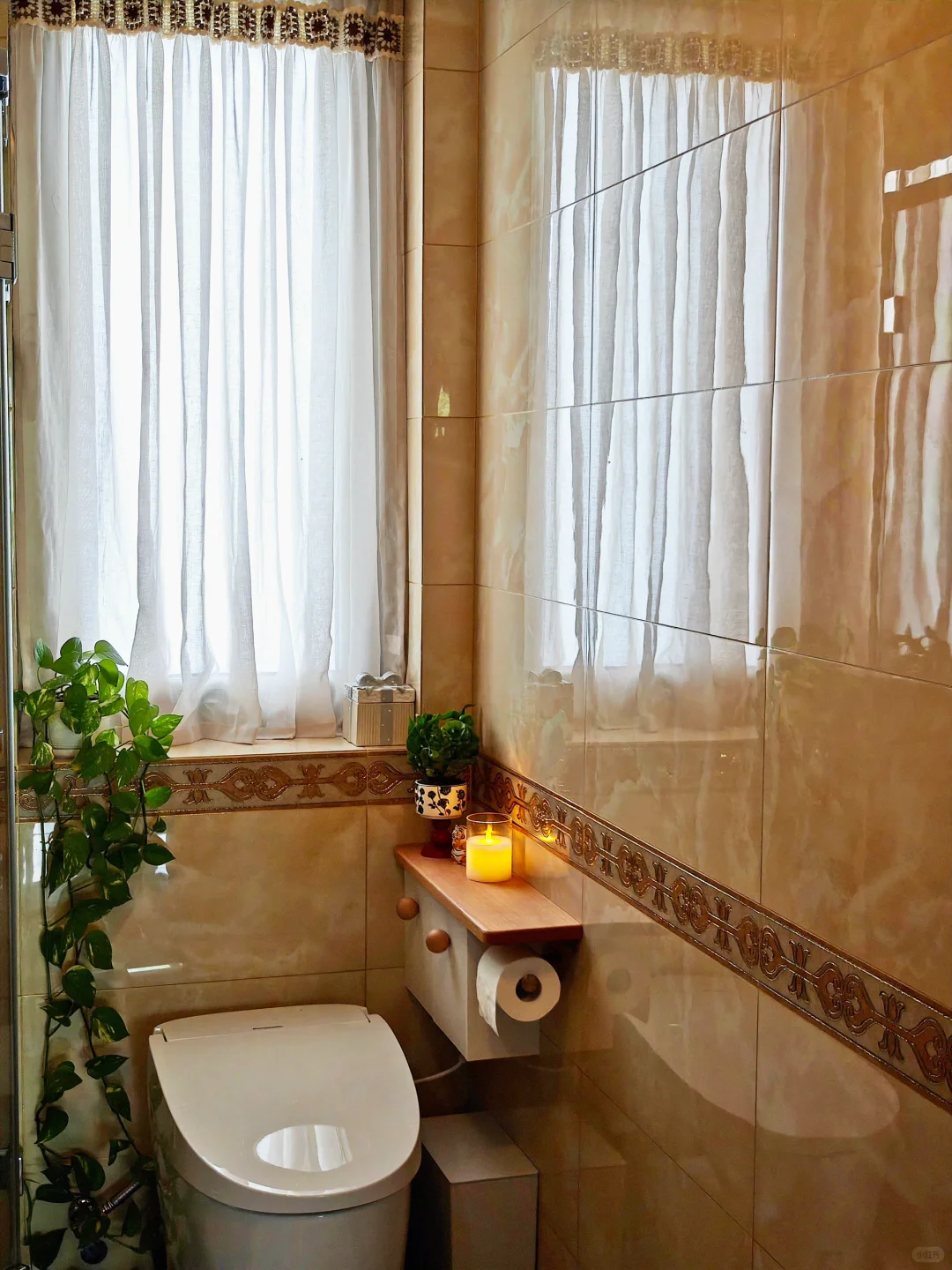 原来5m²卫生间也可以美到闪闪发光✨