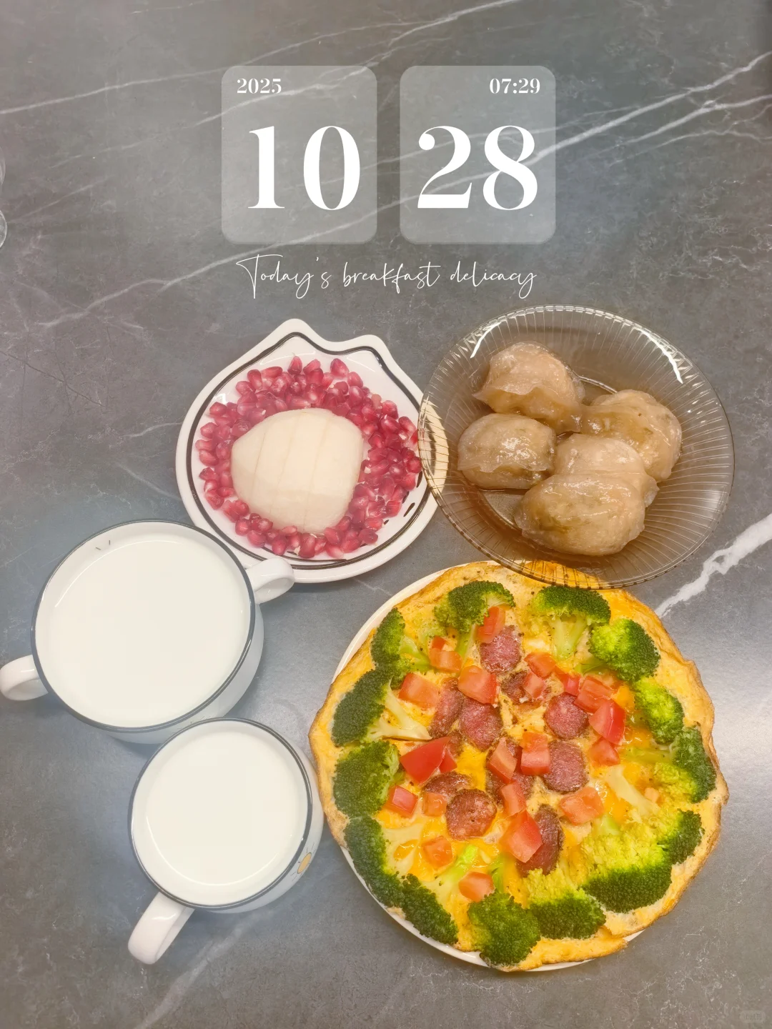 11月份第1️⃣周低碳早餐