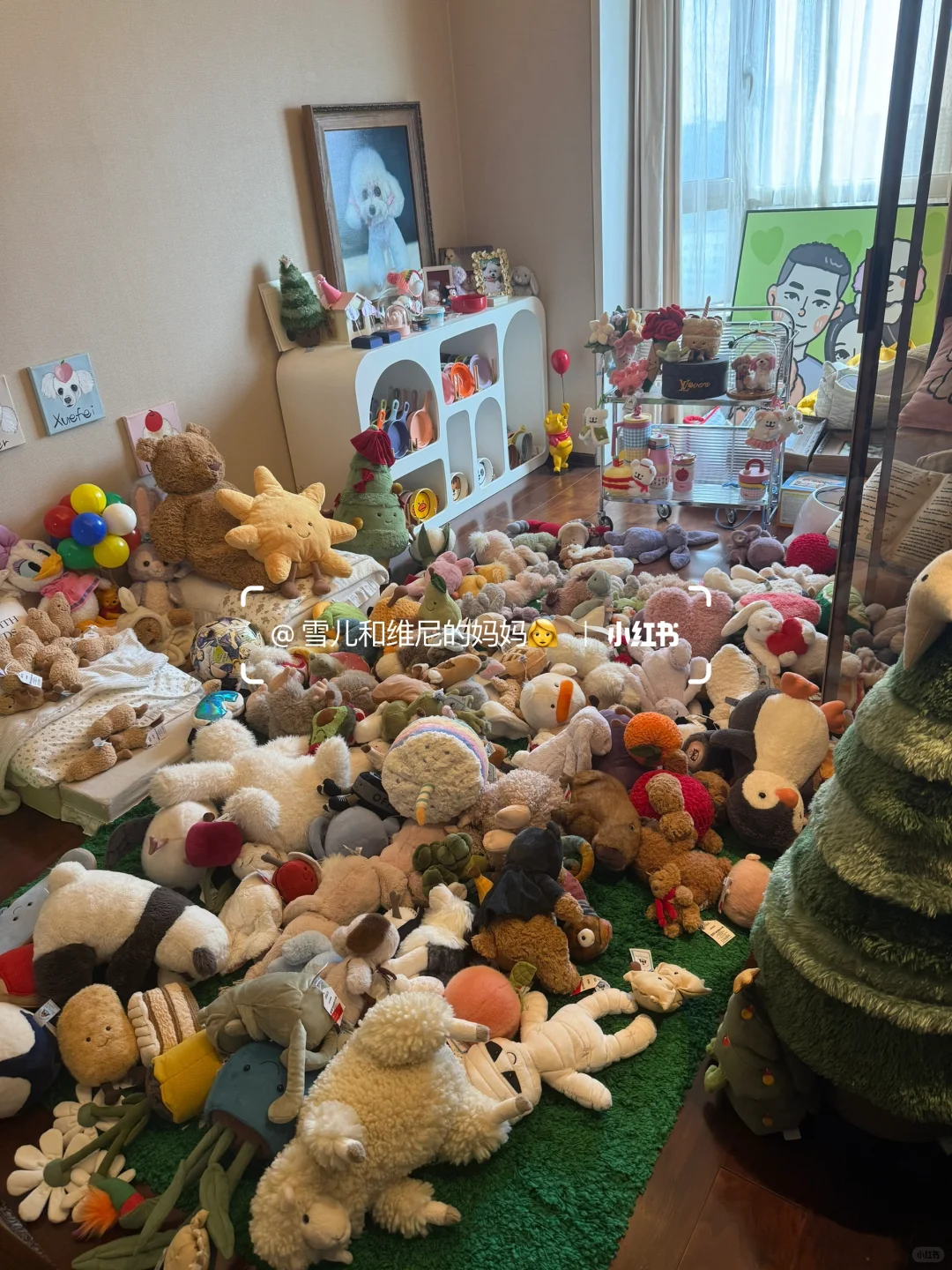 一口气背着家人买了16w的jellycat现状