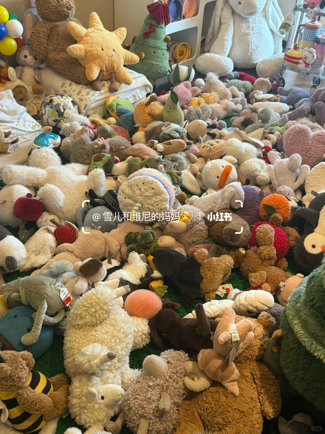 一口气背着家人买了16w的jellycat现状