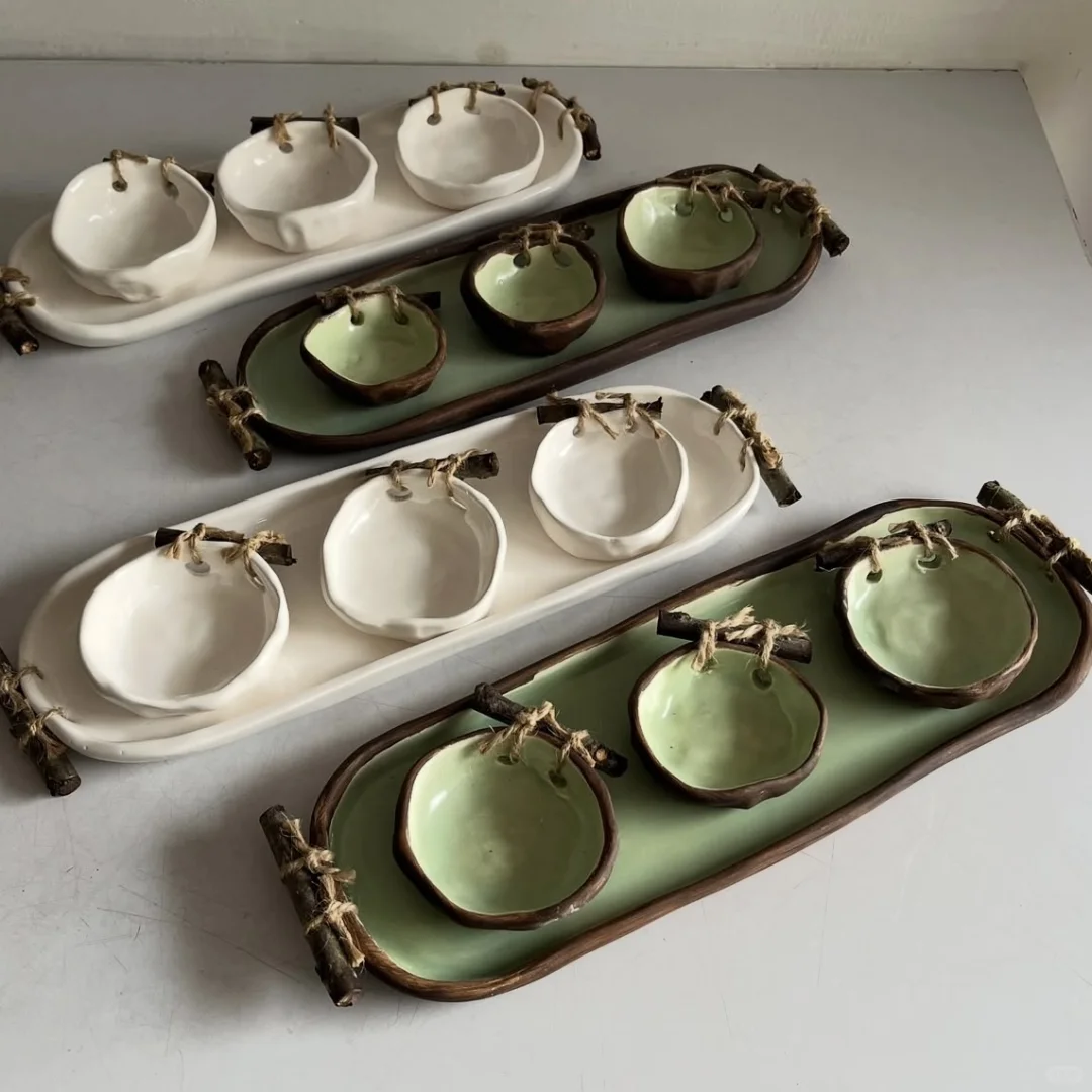 伊朗｜木头和陶瓷做的漂亮餐具?